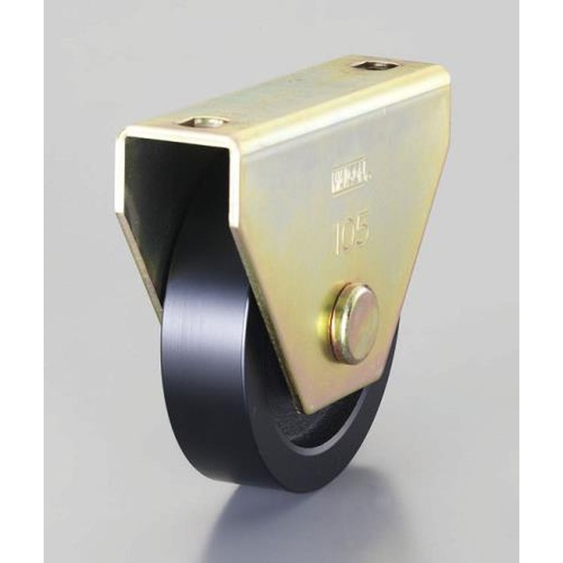 エスコ EA986VG-120 120mm/780kg戸車(平型・重量用) 1個(ご注文単位1個)【直送品】