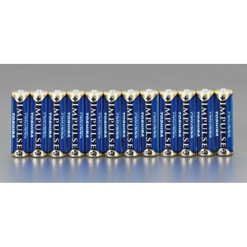 エスコ EA758YT-3B[単3x12本]アルカリ乾電池(IMPULSE) 1個（ご注文単位1個）【直送品】
