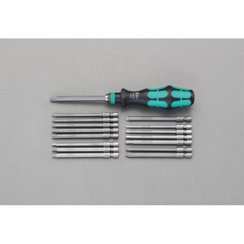 エスコ EA550BT-12[＋-HexTorxSquare]ドライバーセット(ハンドル付) 1個（ご注文単位1個）【直送品】