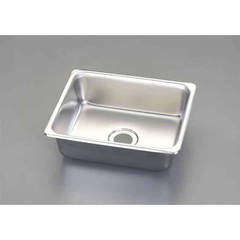 エスコ EA468EB-2 325x265x150mm角型シンク(ステンレス製) 1個（ご注文単位1個）【直送品】