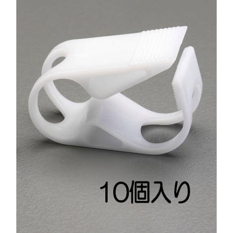 エスコ EA425KZ-4 4mmチューブクランプ(10個) 1個（ご注文単位1個）【直送品】