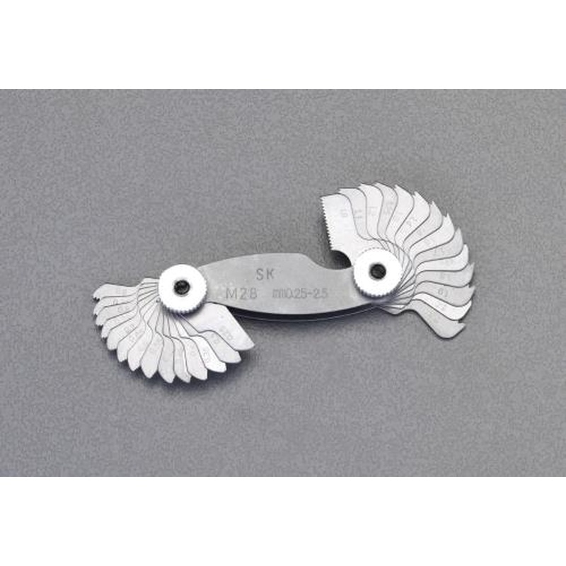 エスコ EA725SA-21 ピッチゲージ(ミリ) 1個（ご注文単位1個）【直送品】