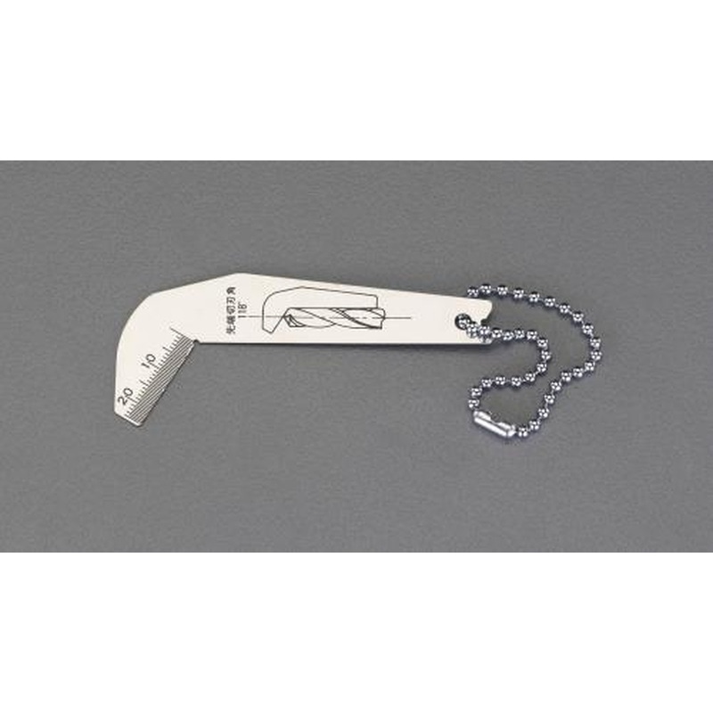 エスコ EA725SD-17 118°ドリルポイントゲージ 1個（ご注文単位1個）【直送品】