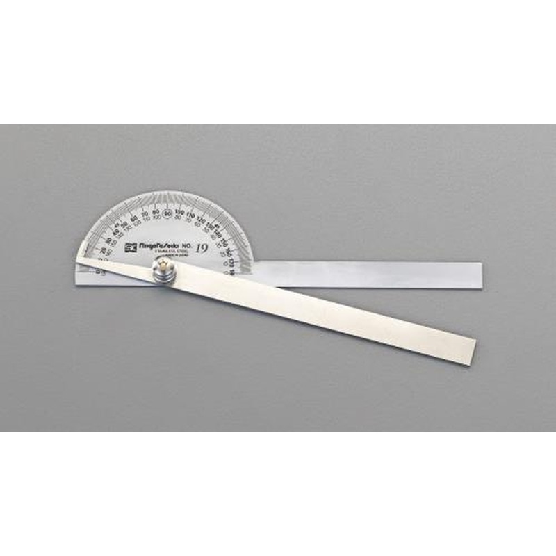 エスコ EA720WS-1 204x90mmプロトラクター(2本竿) 1個(ご注文単位1個)【直送品】