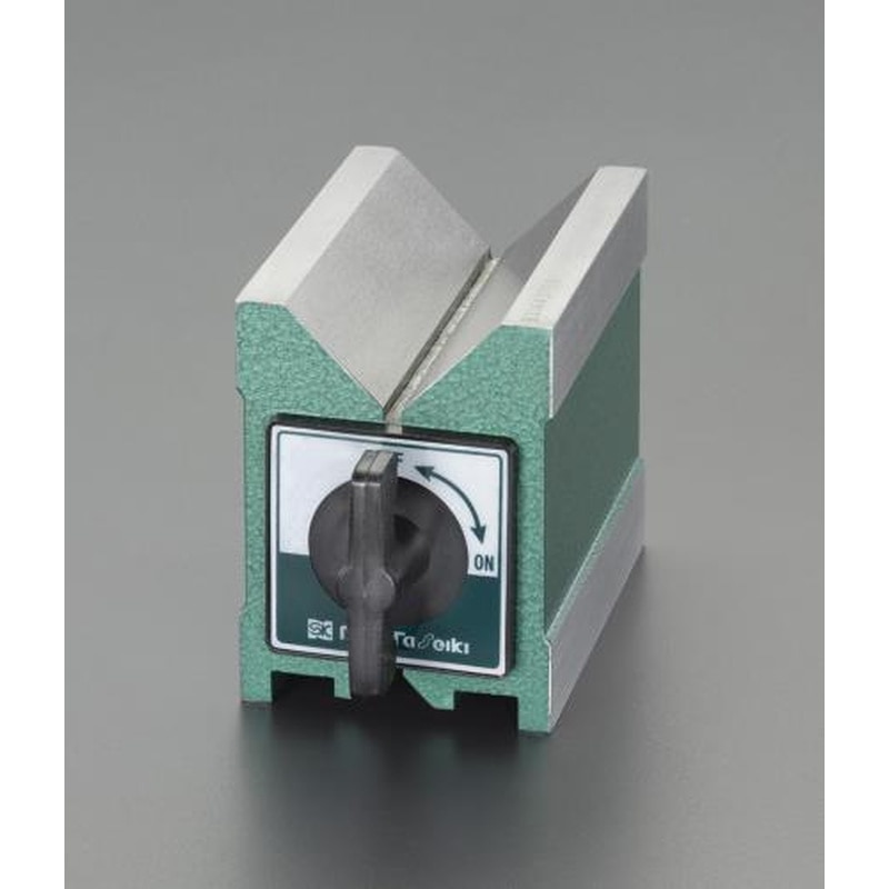 エスコ EA719DL-1 95x70x80mmVブロック(マグネット付) 1個（ご注文単位1個）【直送品】