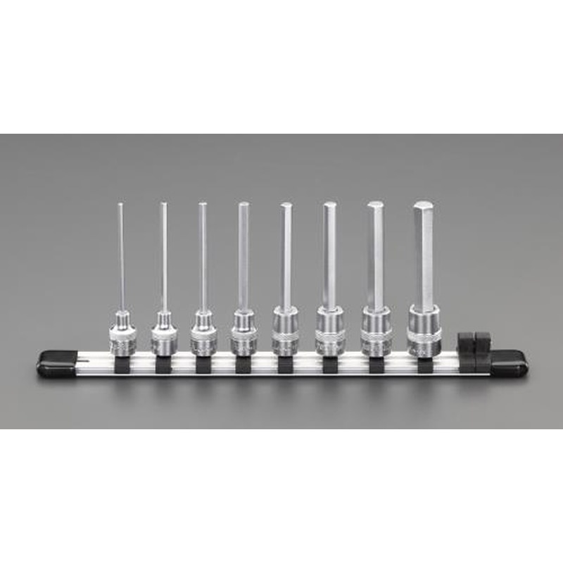エスコ EA618JG 3/8”DR/3-12mm/100mm［INHEX]ビットソケットセット 1個（ご注文単位1個）【直送品】