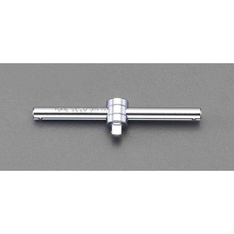 エスコ EA618HE-3 1/4”DRT型スライドハンドル(センターロック式) 1個（ご注文単位1個）【直送品】