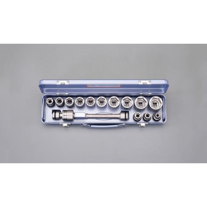 エスコ EA164MA 1/2”DRインパクトソケットセット 1個（ご注文単位1個）【直送品】