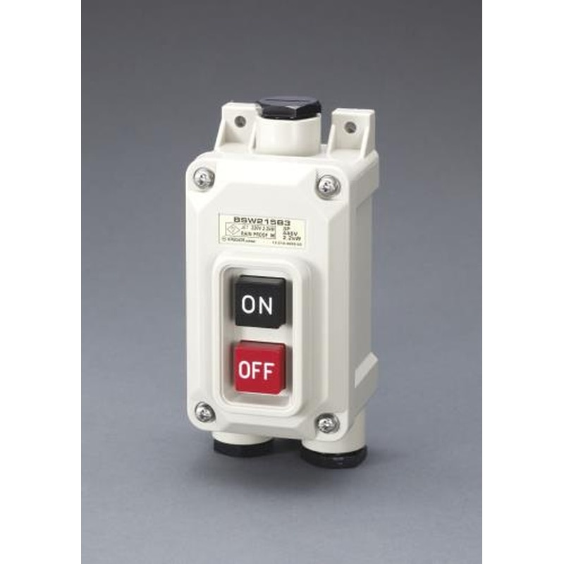 エスコ EA940DF-83 30A/3P三相押しボタン開閉器(一般防雨形) 1個(ご注文単位1個)【直送品】