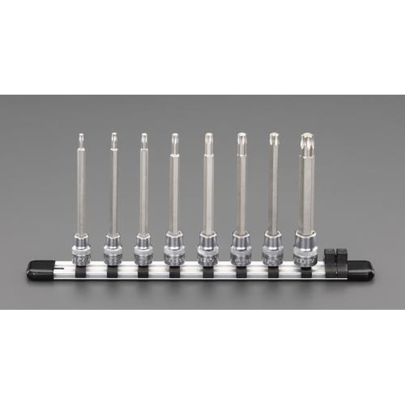 エスコ EA618JX 3/8”DR/T20-T55/125mm［Torx]ビットソケットセット 1個（ご注文単位1個）【直送品】