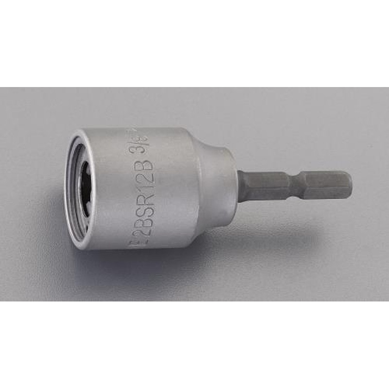 エスコ EA625AC-4 1/4”HexxW1/2”全ねじソケット 1個（ご注文単位1個）【直送品】