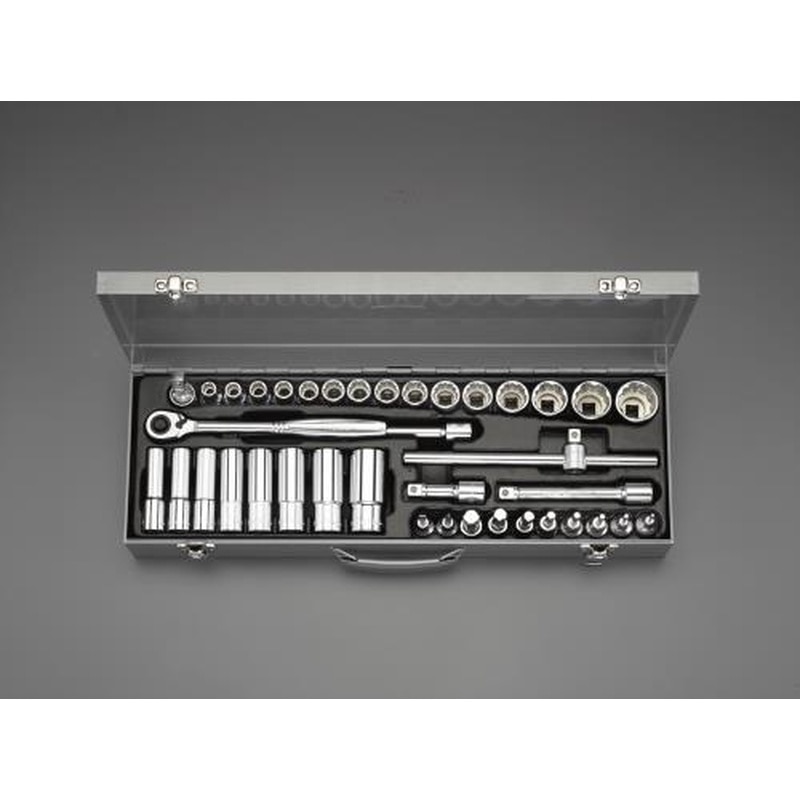 エスコ EA618K-12 1/2”DRソケットレンチセット 1個（ご注文単位1個）【直送品】