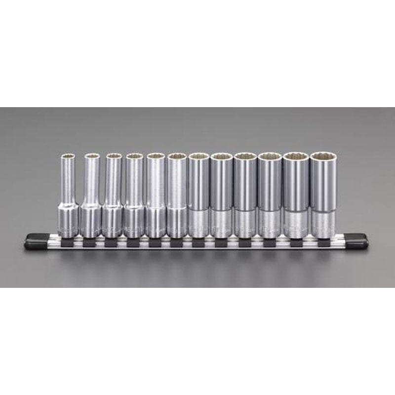 エスコ EA618KN-1 1/2”DRディープソケットセット 1個（ご注文単位1個）【直送品】