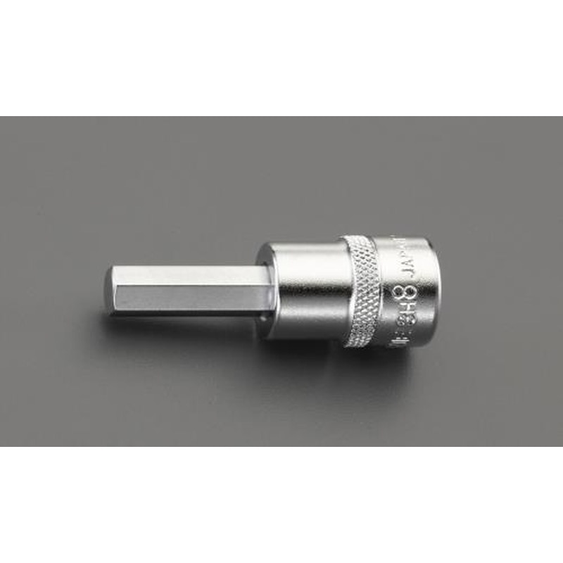 エスコ EA618JT-8 3/8”DR/8.0x56mm［INHEX]ビットソケット 1個（ご注文単位1個）【直送品】