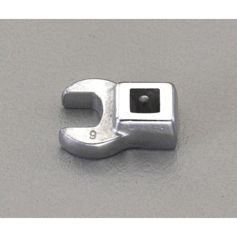 エスコ EA617YS-10 1/4”DRx10mm［CROW-FOOT]スパナ 1個（ご注文単位1個）【直送品】