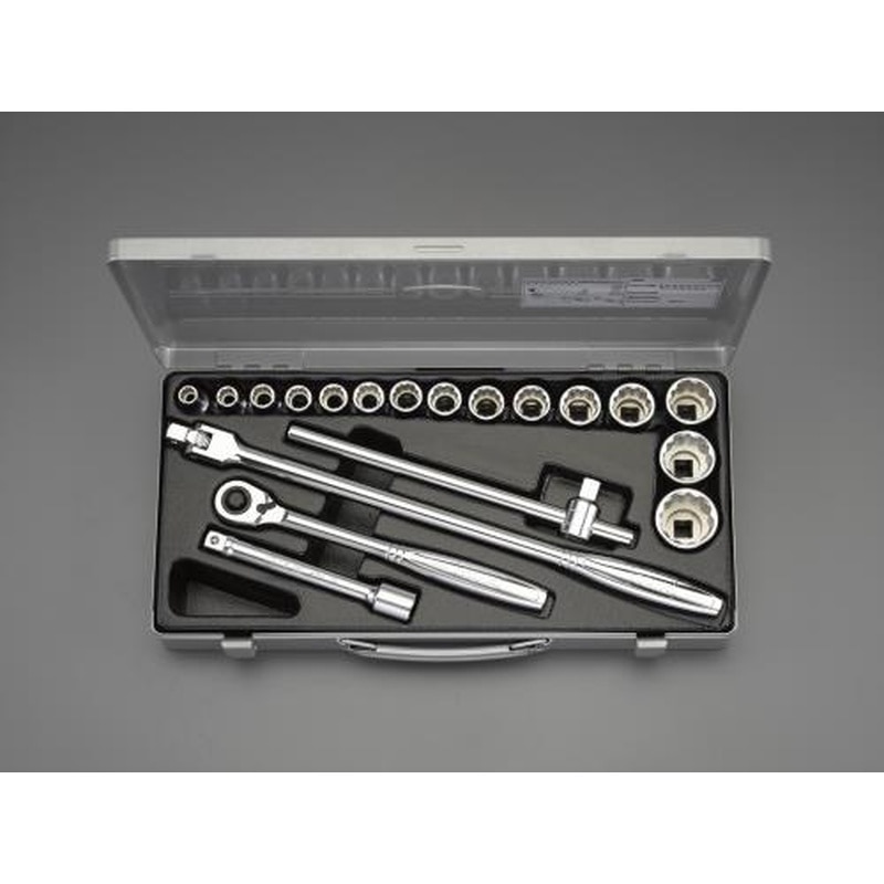 エスコ EA618K-9 1/2”DRソケットレンチセット 1個（ご注文単位1個）【直送品】