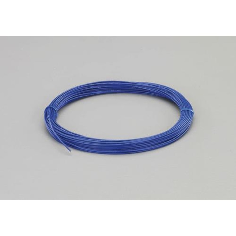 エスコ EA940AL-5BA 0.5m㎡x50m電子機器用ビニル電線［KV](青) 1個（ご注文単位1個）【直送品】