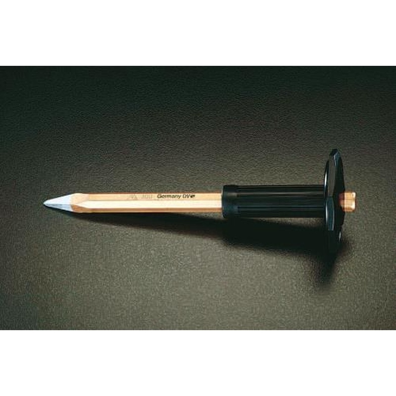 エスコ EA572DE-3 18x350mmポイントチゼル(グリップ付) 1個(ご注文単位1個)【直送品】