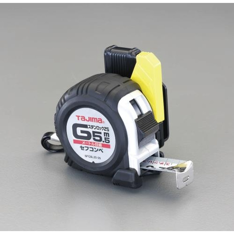 エスコ EA720JF-575 25mmx7.5mメジャー(ステンレス製/ホルダー付) 1個(ご注文単位1個)【直送品】