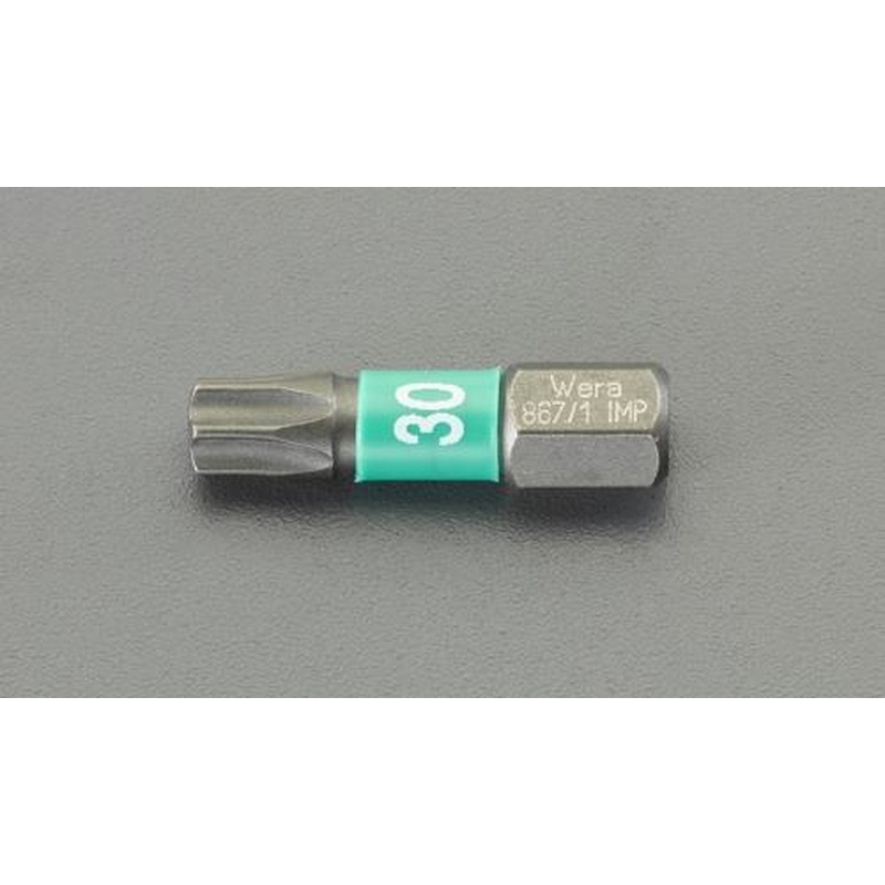 エスコ EA611MD-30 T30x25mm［Torx]ドライバービット(インパクト用) 1個（ご注文単位1個）【直送品】