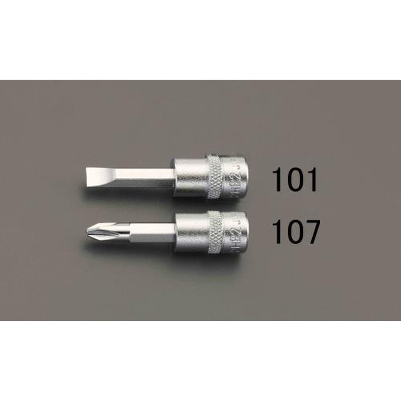 エスコ EA618HR-101 1/4”DR/6x0.8mm［-]ドライバービットソケット 1個（ご注文単位1個）【直送品】