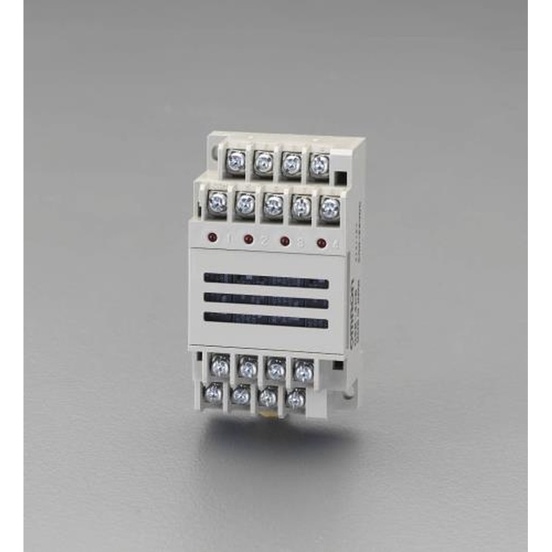 エスコ EA940MS-2 DC24V/1cx4ターミナルリレー 1個(ご注文単位1個)【直送品】