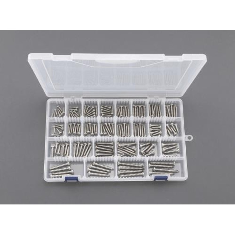 エスコ EA949AL-2 4-6mm鍋頭タッピングビスセット(ステンレス製) 1個(ご注文単位1個)【直送品】