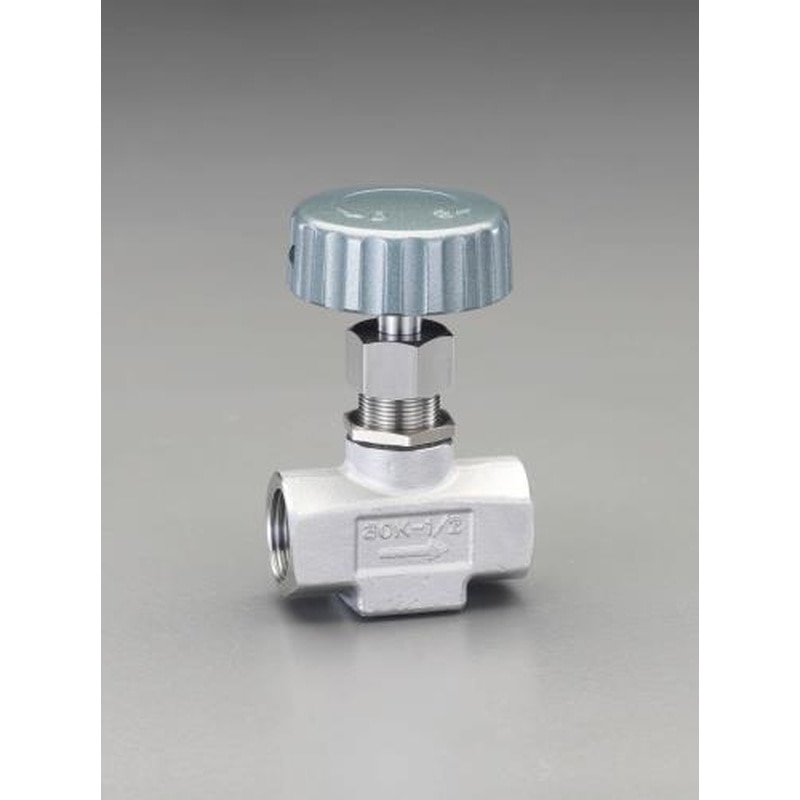 エスコ EA470cm-4 Rc1/2”ニードルバルブ(ステンレス製) 1個（ご注文単位1個）【直送品】