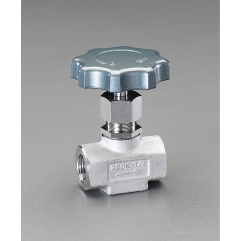 エスコ EA470CN-3 Rc3/8”ニードルバルブ(ステンレス製) 1個（ご注文単位1個）【直送品】