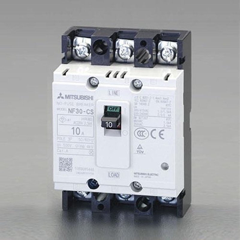 エスコ EA940mm-29 240V/30A/3極ノーヒューズ遮断器(フレーム50) 1個(ご注文単位1個)【直送品】