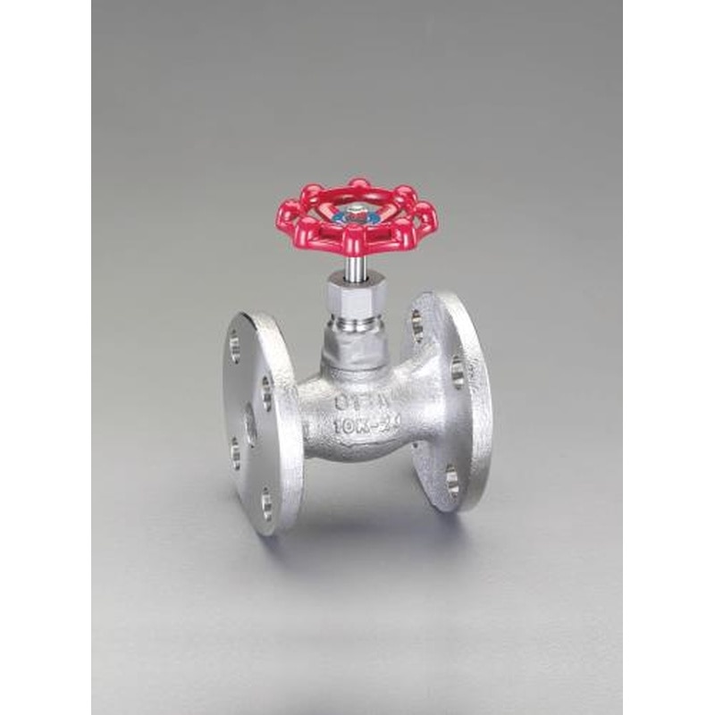 エスコ EA470CD-12 1・1/4”グローブバルブ(フランジ型) 1個（ご注文単位1個）【直送品】