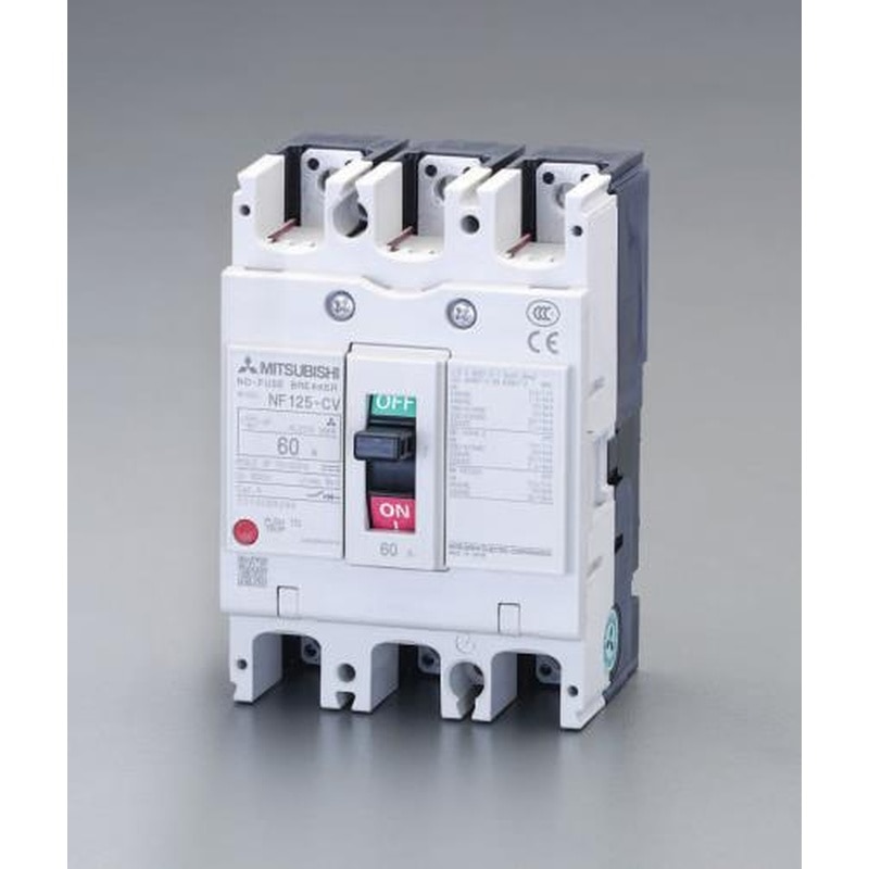 エスコ EA940mm-46 240V/75A/3極ノーヒューズ遮断器(フレーム100) 1個(ご注文単位1個)【直送品】