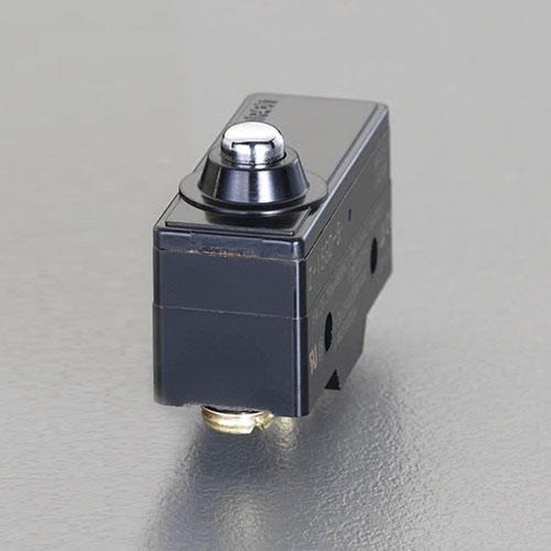 エスコ EA940DK-38 AC250V/15Aマイクロスイッチ(スプリング短押ボタン) 1個（ご注文単位1個）【直送品】