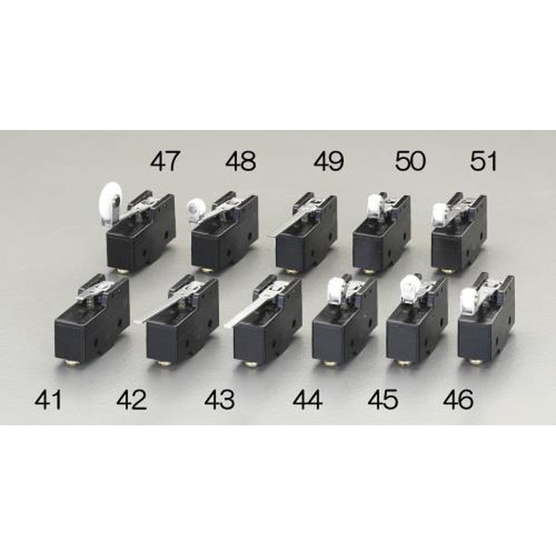 エスコ EA940DK-42 AC250V/15Aマイクロスイッチ(ヒンジ・レバー) 1個（ご注文単位1個）【直送品】