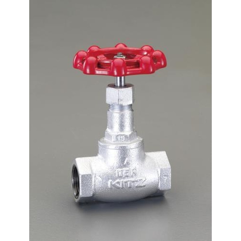 エスコ EA470CE-2 Rc1/4”グローブバルブ(ダクタイル鋳鉄製) 1個(ご注文単位1個)【直送品】