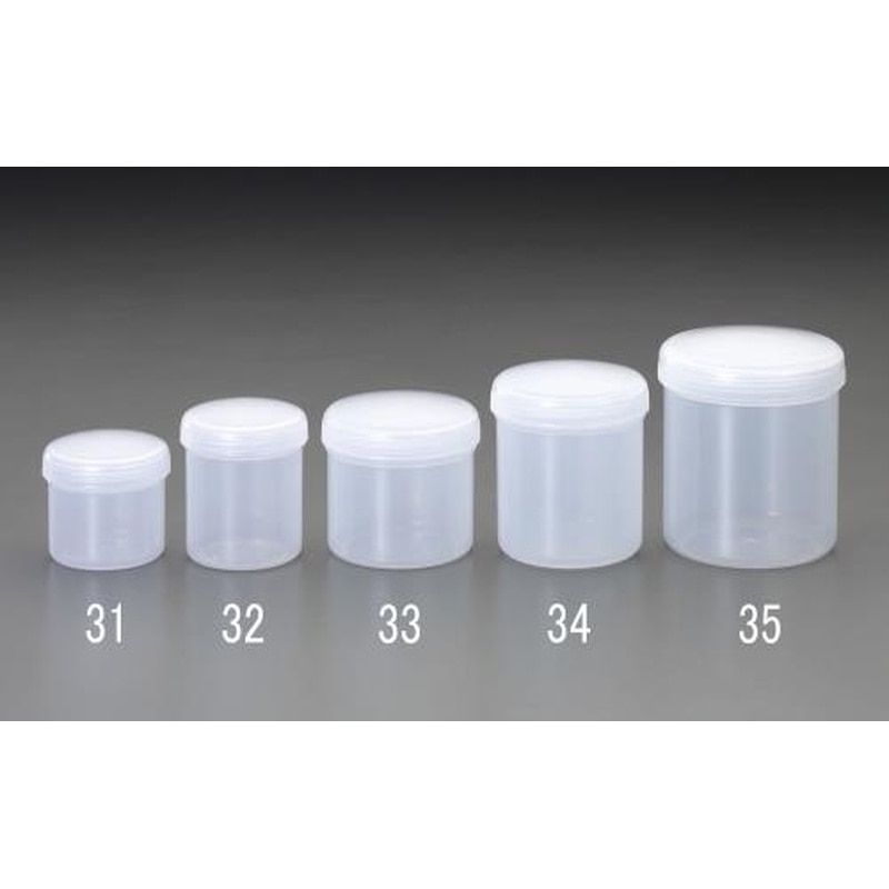 エスコ EA508AM-31 φ67x64mm/105ml広口ポリ容器 1個（ご注文単位1個）【直送品】