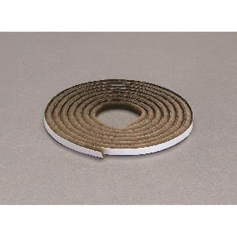 エスコ EA944KD-111 6x4mm/2mすき間用モヘアシール材(ゴールド) 1個（ご注文単位1個）【直送品】