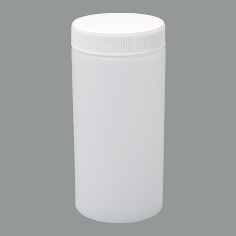 エスコ EA508AK-7B φ90x187mm/1.0L広口ポリ容器(10個) 1個（ご注文単位1個）【直送品】