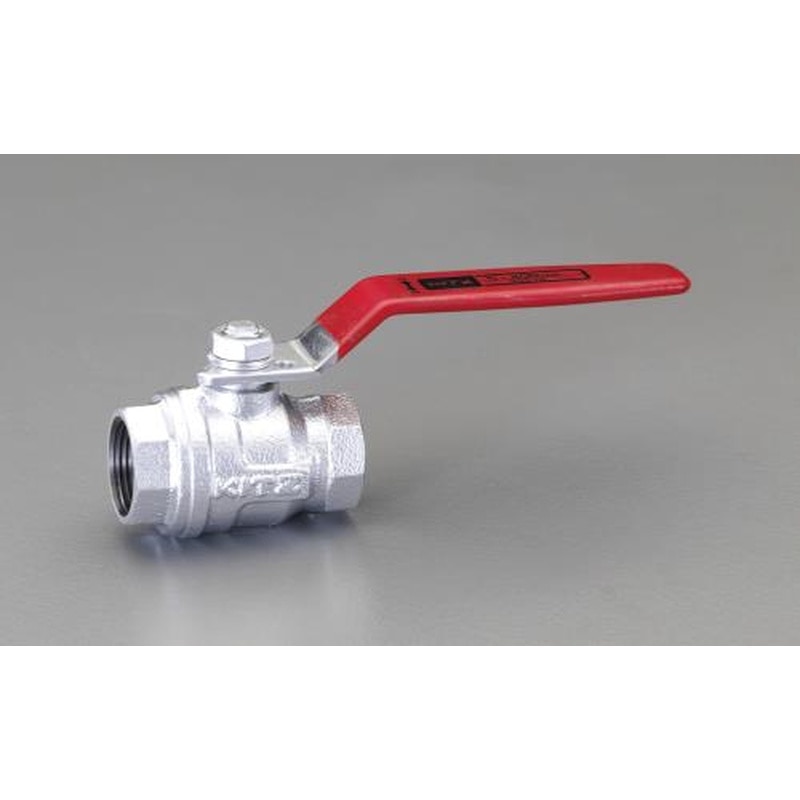 エスコ EA470AS-2 Rc1/4”ボールバルブ(ダクタイル鋳鉄製) 1個（ご注文単位1個）【直送品】