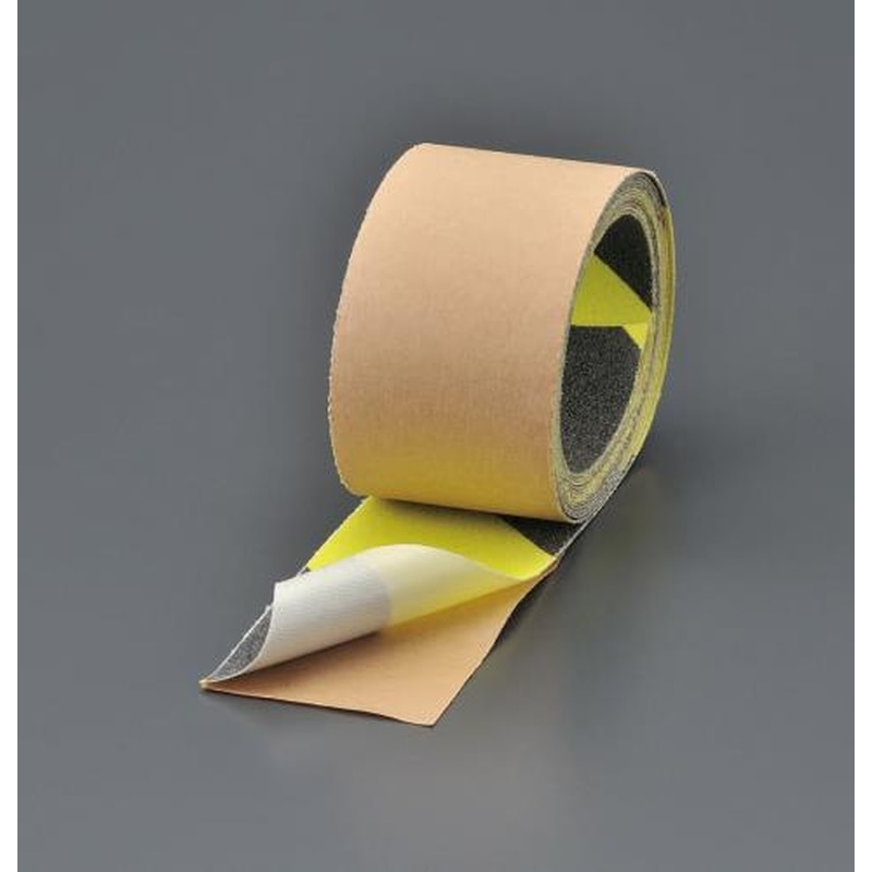 エスコ EA944DN-1 25mmx5m滑り止めテープ(蛍光・トラ) 1個（ご注文単位1個）【直送品】