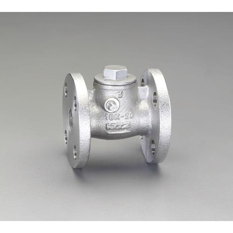 エスコ EA465AB-12 1・1/4”スイングチャッキバルブ(フランジ型) 1個（ご注文単位1個）【直送品】