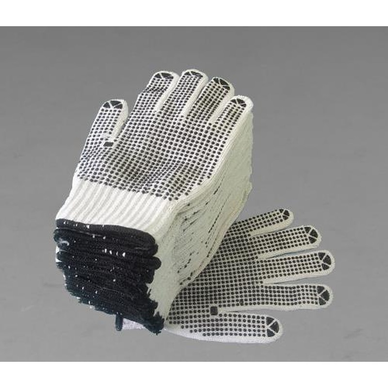 エスコ EA354A-48[LL]手袋(滑り止め付・黒/12双) 1個（ご注文単位1個）【直送品】