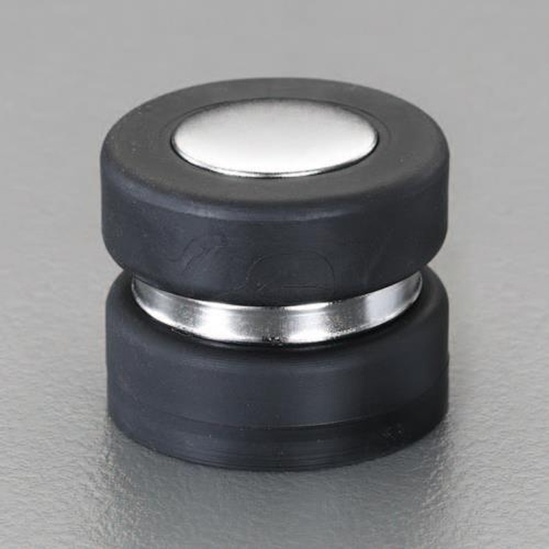 エスコ EA951LG-56 φ36x30mm戸当り(黒) 1個(ご注文単位1個)【直送品】