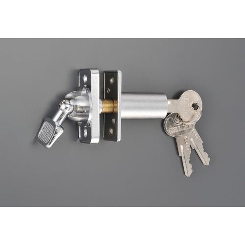 エスコ EA951LA-31 両面ねじ締錠(扉厚30mm引違い戸用) 1個(ご注文単位1個)【直送品】