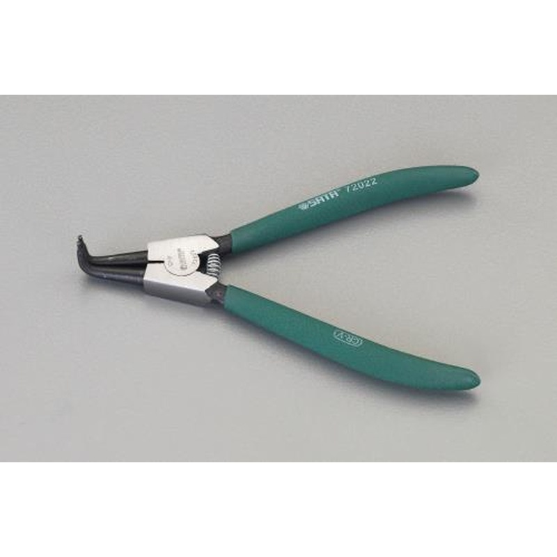 エスコ EA682SA-12 19-60mm軸用スナップリングプライヤ(90゜) 1個（ご注文単位1個）【直送品】