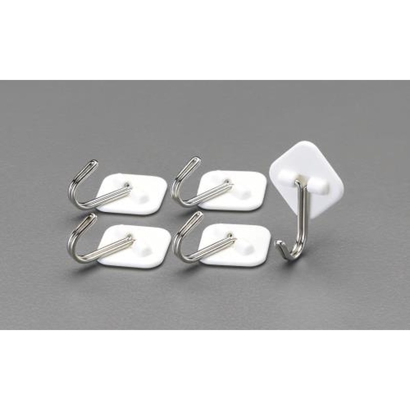 エスコ EA638LL-41 0.4kgフック(粘着付/5個) 1個(ご注文単位1個)【直送品】