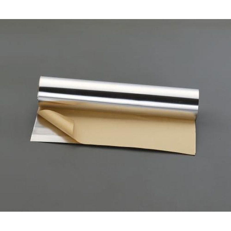 エスコ EA440ER-24 400x1200x0.2mmアルミ薄板(粘着付・ロール巻) 1個（ご注文単位1個）【直送品】