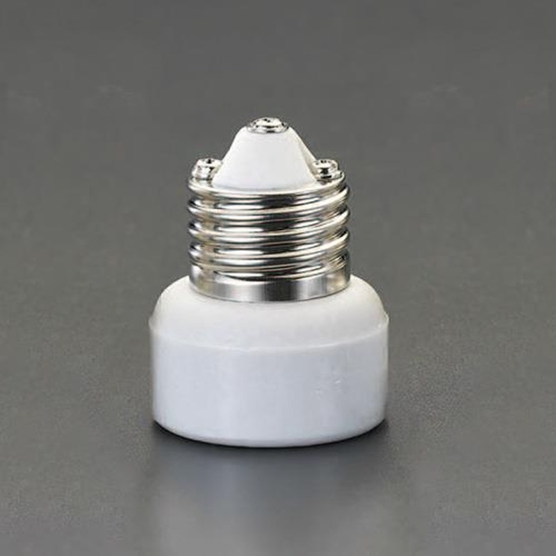 エスコ EA758XZ-33 E26→E17電球用口金変換アダプター 1個(ご注文単位1個)【直送品】