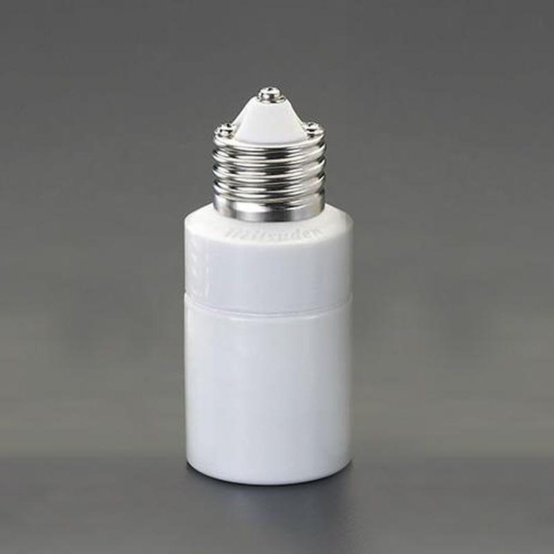 エスコ EA758XZ-38 E26x65mm電球口金延長アダプター 1個(ご注文単位1個)【直送品】