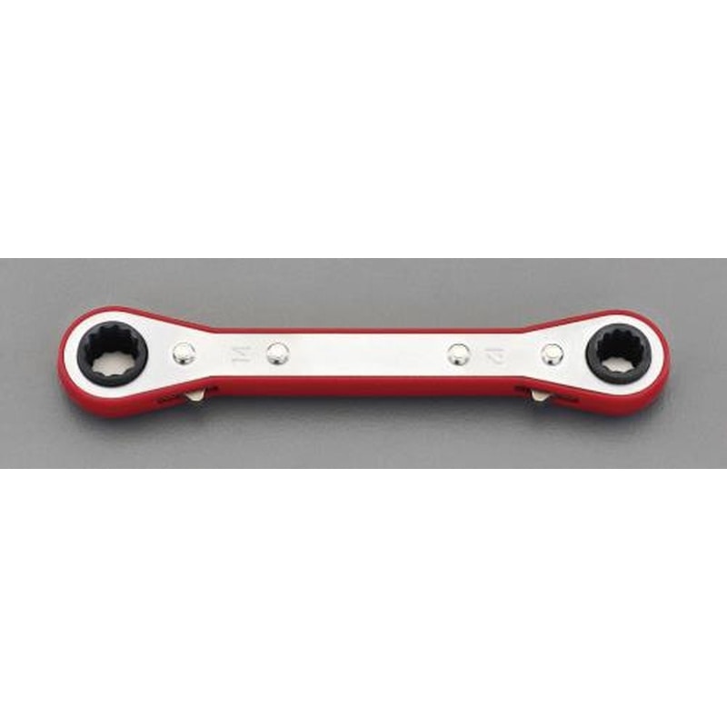 エスコ EA602SE-2 10x12-13x14mm4サイズラチェットレンチ 1個（ご注文単位1個）【直送品】